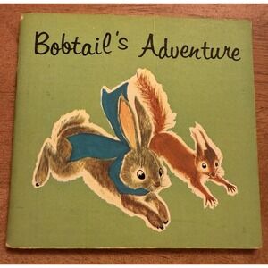 Vintage Golden Press Bobtail's Adventures By Maggy Larissa‎ 1963 RARE Kids Book